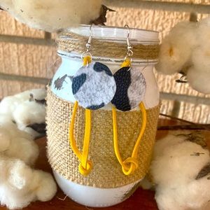 Leather Knotted Earrings